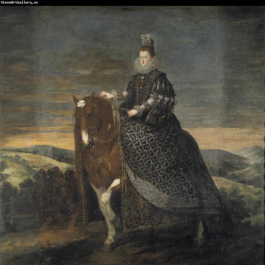 Diego Velazquez Equestrian Portrait of Margarita of Austria